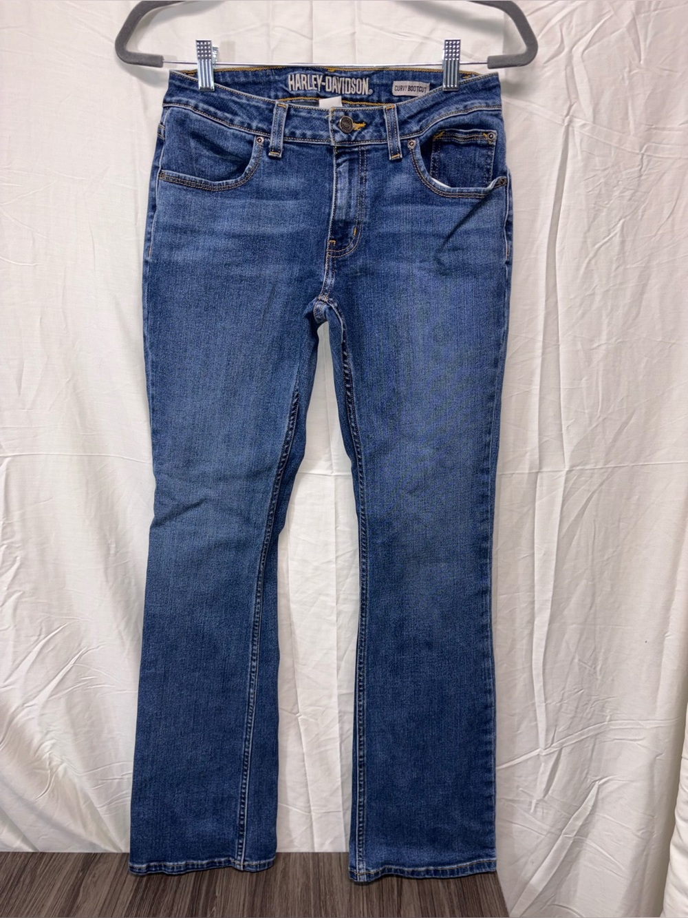 Harley Davidson Curvy Boot Cut Jeans Size 27
